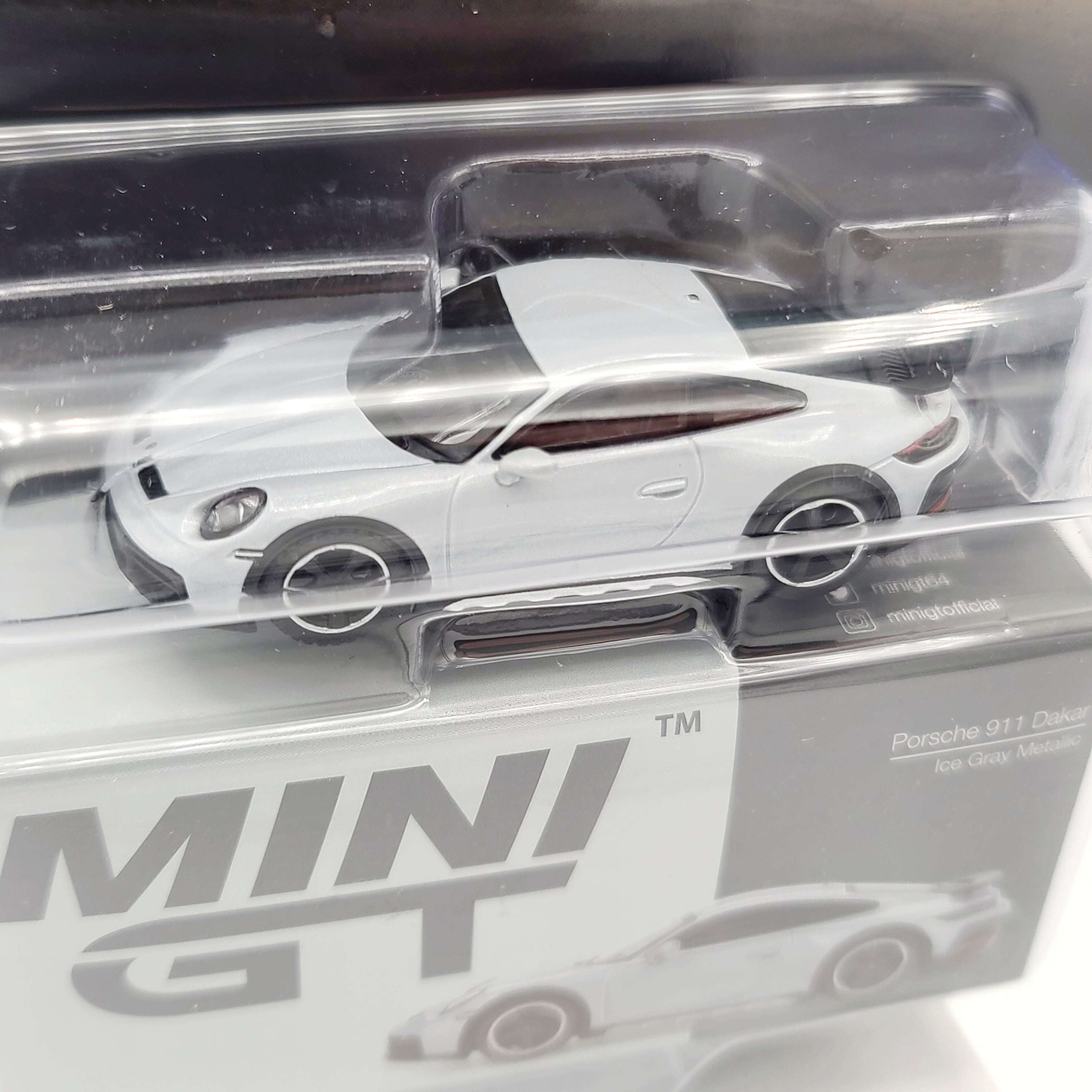 Mini GT Porsche 911 Dakar - 1:64, Ice Gray Metallic (2025 Limited Edition)